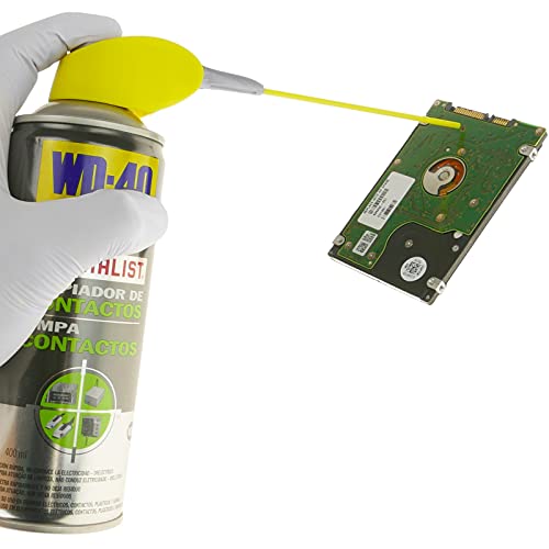 WD-40 Specialist - Limpiador para sistemas electrónicos, Limpiador de contactos- Spray 400ml